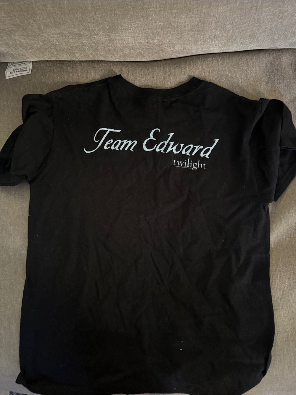 Twilight "Team Edward" Black Graphic T-Shirt - Unbranded
